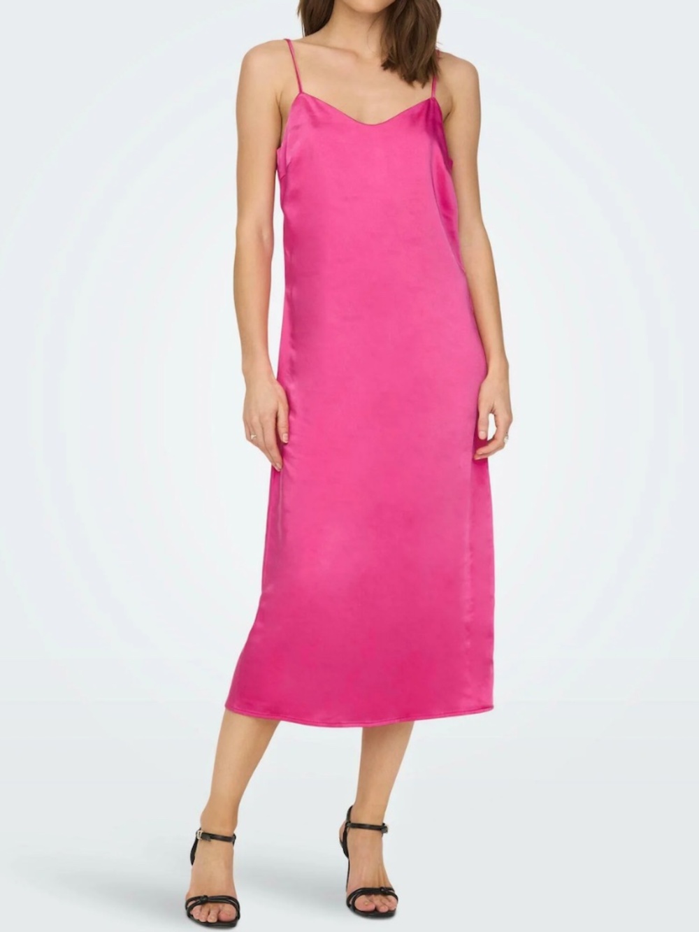 SIMONS - Elegant Pink Slip on dress